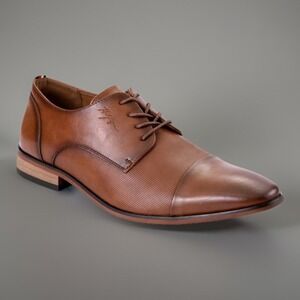 NWOT‎ Tommy Hilfiger Sheldon Oxford Dress Shoes Men's Size 11.5 Brown
